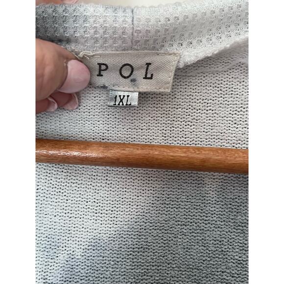 POL Waffle Knit Sleeveless Hoodie, Size 1XL - Picture 6 of 8